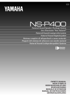 Yamaha NSP-400-Owners-Manual 